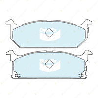 4pcs Bendix Front General CT Brake Pads for Holden Barina MB 1.3 GL ML FWD