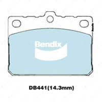 4pcs Bendix Front General CT Brake Pads for Hyundai Excel X-1 1.5 53 kW FWD