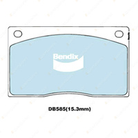 4pcs Bendix Front General CT Brake Pads for Daimler 2.8 5.3 4.2 RWD