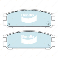 4pcs Bendix Rear General CT Brake Pads for Honda Civic EH EG 1.6 si 16V 90 kW