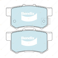 4 Bendix Rear General CT Brake Pads for Honda Accord CD CM CL CR-V RD Integra DC