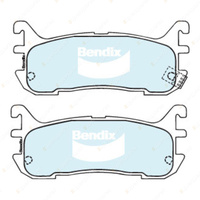 4pcs Bendix Rear General CT Brake Pads for Mazda MX-5 NA 1.8 96 kW RWD