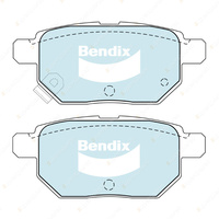 4pcs Bendix Rear General CT Brake Pads for Lexus CT ZWA10 200h 1.8 73 kW FWD