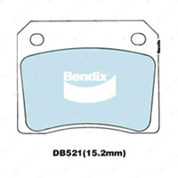 4pcs Bendix Rear General CT Brake Pads for AC 428 7.0 litre 257 kW RWD