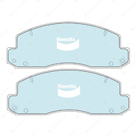 4pcs Bendix Front HD Brake Pads for Hino 300 Series 616 IFS 4 617 110 kW