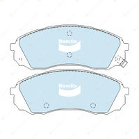 4pcs Bendix Front Heavy Duty Brake Pads for Hyundai iLoad TQ 2.4 2.5 RWD