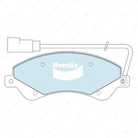 4pcs Bendix Front HD Brake Pads for Ford Transit VM 2.2 81 kW 85 kW