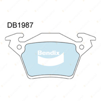 4pcs Bendix Rear HD Brake Pads for Mercedes Benz VITO 638 Bosch Disc