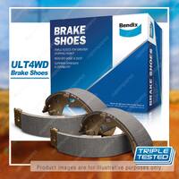 4Pcs Bendix Rear ULT4WD Brake Shoes for Isuzu D-Max TFR TFS 1.9L 3.0L 2012 - On