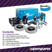 Bendix Front ULT+ Brake Upgrade Kit for Subaru BRZ Z1 2.0L 277mm Brake Rotors