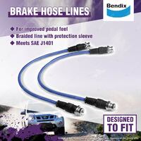 1 Set 50mm Lift Bendix Rear Ultimate 4WD Brake Hose Kit for Isuzu D-MAX RG