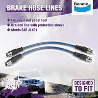 1 Set Bendix Rear Ultimate 4WD Brake Hose Kit for Mitsubishi Triton ML MN MQ