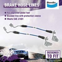 1 Set Bendix Rear Ultimate 4WD Brake Hose Kit for Jeep Grand Cherokee WK2 WK