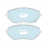 8Pcs Front + Rear Bendix 4WD Brake Pads Set for Toyota C-HR NGX10 NGX50 1.2