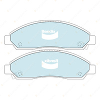 Bendix 4WD Brake Pads Shoes Set for Holden Colorado RG 2.4 D 110 kW RWD