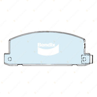 Bendix 4WD Brake Pads Shoes Set for Holden Jackaroo UBS 2.2 TD 4x4 54 kW AWD