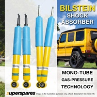 F + R Bilstein Shock Absorbers RAISED for Toyota Landcruiser 100 Series IFS