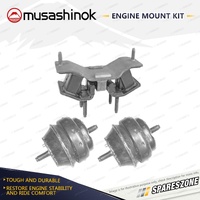 Front + Rear Engine Mount Kit for Ford Fairlane Falcon BA BF 4.0L 6Cyl 6 Spd