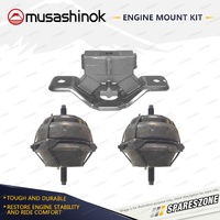 Front + Rear Engine Mount Kit for Ford Fairlane Falcon LTD BA 5.4L V8 02-04