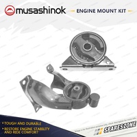 Front + Rear Engine Mount Kit for Mitsubishi Lancer CG CH 2.0L 4Cyl 4G69 4G94