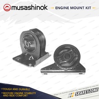 Front + Rear Engine Mount Kit for Mitsubishi Galant HJ 2.0L V6 6A12 4/93-10/96