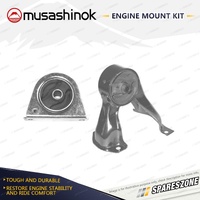 Front + Rear Engine Mount Kit for Mitsubishi Airtrek CU2W Lancer CG CH 2.0L