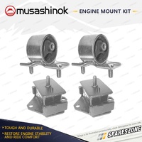 Front + Rear Engine Mount Kit for Mitsubishi Delica Spacegear PD8W PE8W PD6W