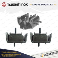 Front + Rear Engine Mount Kit for Nissan Skyline GT-R R32 2.6L 6Cyl Twin Turbo