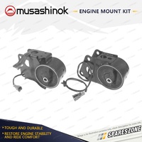 Front + Rear Engine Mount Kit with Sensor for Nissan Maxima J31 3.5L V6 VQ35DE