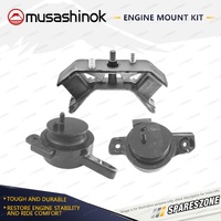 Front Rear Engine Mount Kit for Subaru Liberty BD BG BE9 BH9 Outback BH9 3 Bolt