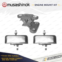 Front + Rear Engine Mount Kit for Suzuki X90 SZ416 1.6L 4Cyl 4WD G16B 95-98 Auto