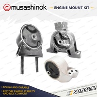 Front + Rear Engine Mount Kit for Suzuki Ignis RG413 1.3L 4Cyl - Aluminium Mount