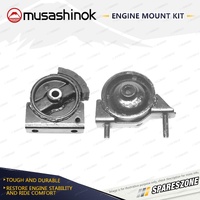 Front + Rear Engine Mount Kit for Toyota Corolla AE92R AE93 AE94R 1.6L 4Cyl Auto