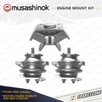 Front + Rear Engine Mount Kit for Toyota Cressida RX80 RX72 2.4L 4Cyl (import)