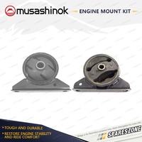 Front + Rear Engine Mount Kit for Volvo S40 2.0 SE V40 2.0L B4204S2 99-04 110mm