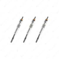 3 x Bosch Glow Plugs for Daihatsu Charade 1.0L CL CLT I3 6V 1983-1987