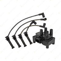 Bosch Ignition Coil+Lead Kit for Ford Focus LR AXXGC AXXWP BXXGC FXXWP 1.8 2.0