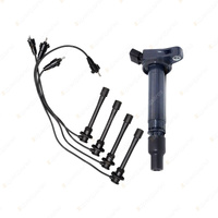 Bosch Ignition Coil+Lead Kit for Toyota Hilux RZN185R 2.7L 3RZFE I4 16V 00-02