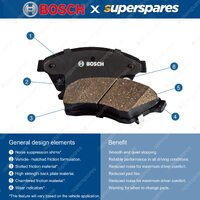 4Pcs Front Bosch Disc Brake Pads for Kia Mentor Shuma Spectra FB 1.5 1.8 16V