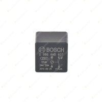 Bosch Main Relay 0986AH0603 - 5 Pin 360 Ohm Rated Current 20A Voltage 24V