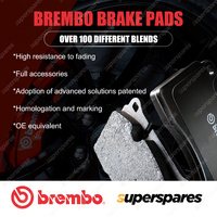 4pcs Front Brembo Disc Brake Pads for Alfa Romeo Giulietta 940 15.7mm 2010-On