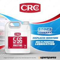 1 x CRC 5-56 Multi Purpose Lubricant 4ltr Protects metals - Silicone Free