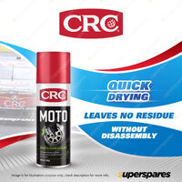 1 x CRC Moto Brake And Chain Cleaner Removes Grease Reduce Downtime Fast drying