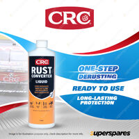 1 x CRC Rust Convertor Paint Liquid 1ltr for Finish Fast Drying Coating