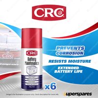 6 x CRC Battery Maintenance 300g Aerosol Spray On - Promote Battery Life