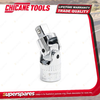 Chicane 1/4" Drive Universal Joint - Chrome Plated Chrome Vanadium Steel