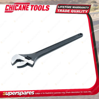 Chicane 620mm Adjustable Wrench - Black Phosphate Finish and Cr-V Steel