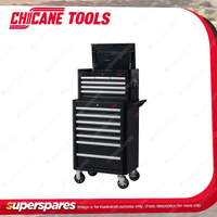 Chicane 27" 7 Drawer Mobile Tool Trolley - Size 679x460x819mm Heavy Duty Steel