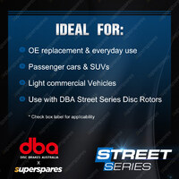 DBA Front Street Series Disc Brake Pads for Audi Q5 8R 1LA 1LB 1LE 1LP 1LJ