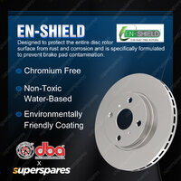 DBA EnShield Rear Disc Brake Rotors for Holden HSV Senator VT VX XU6 Monaro V2